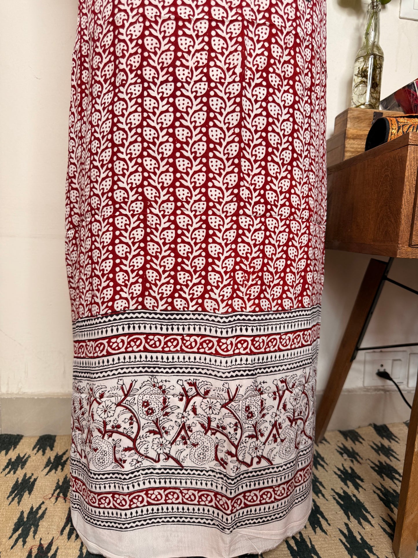 Premium Bagh Crepe Unstitched Kurta ✨