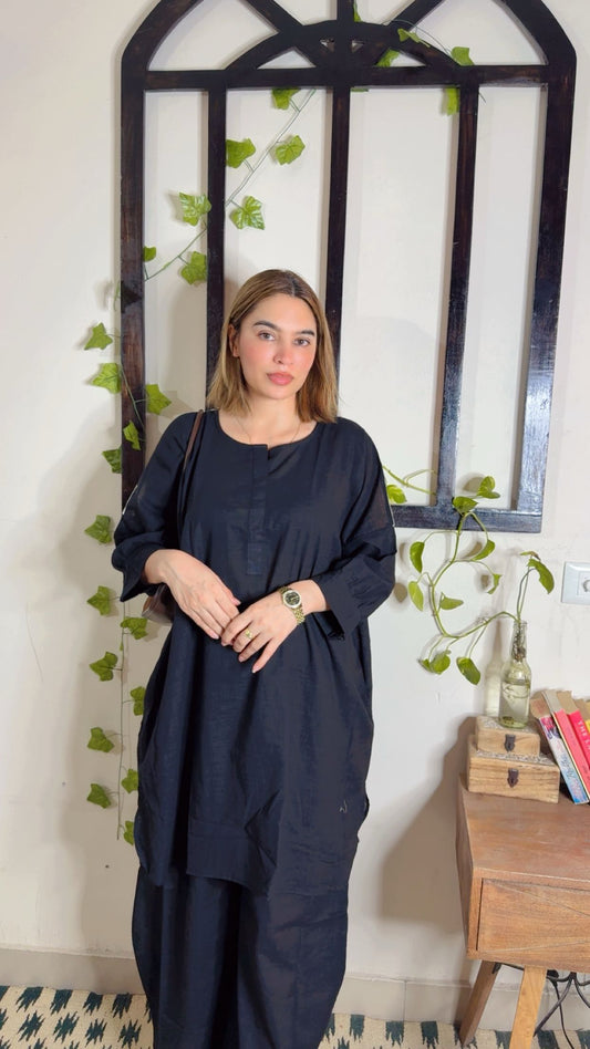 Cotton Linen Boxy Fit Co-ord Set