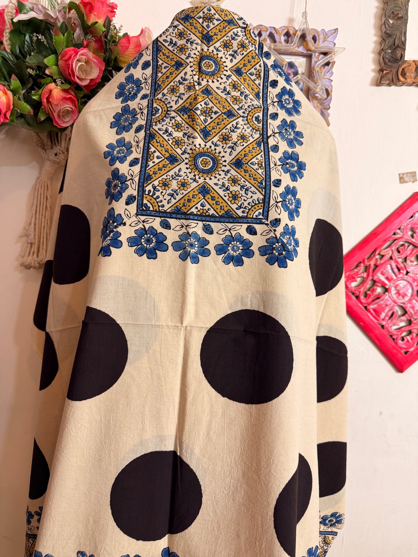 Taj Cotton Ajrakh Kurta Fabric