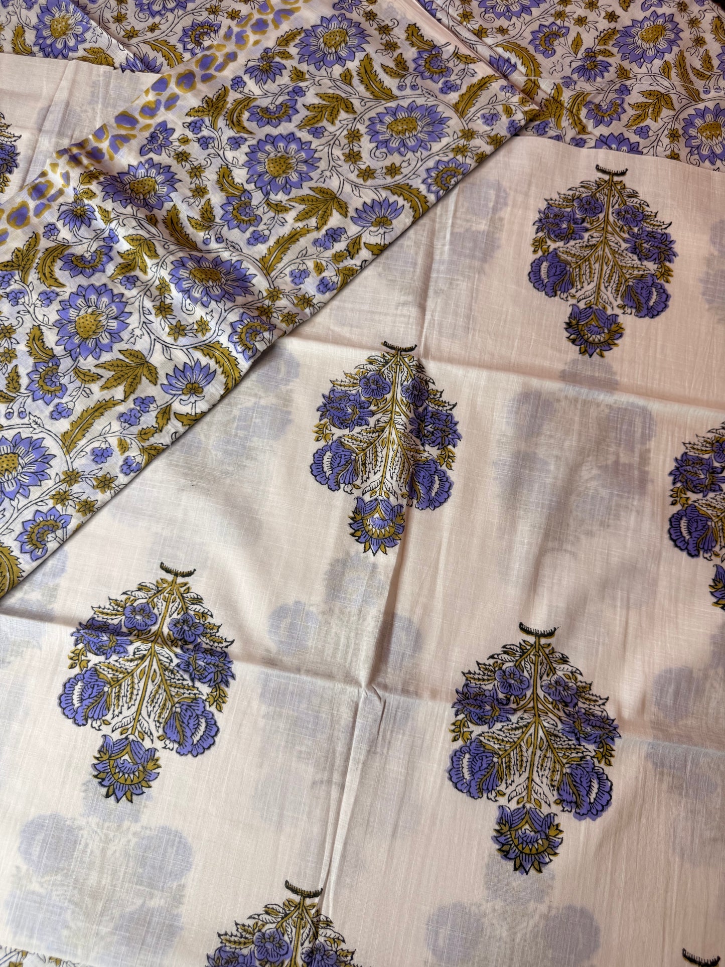 Handblock Cotton Suit Set