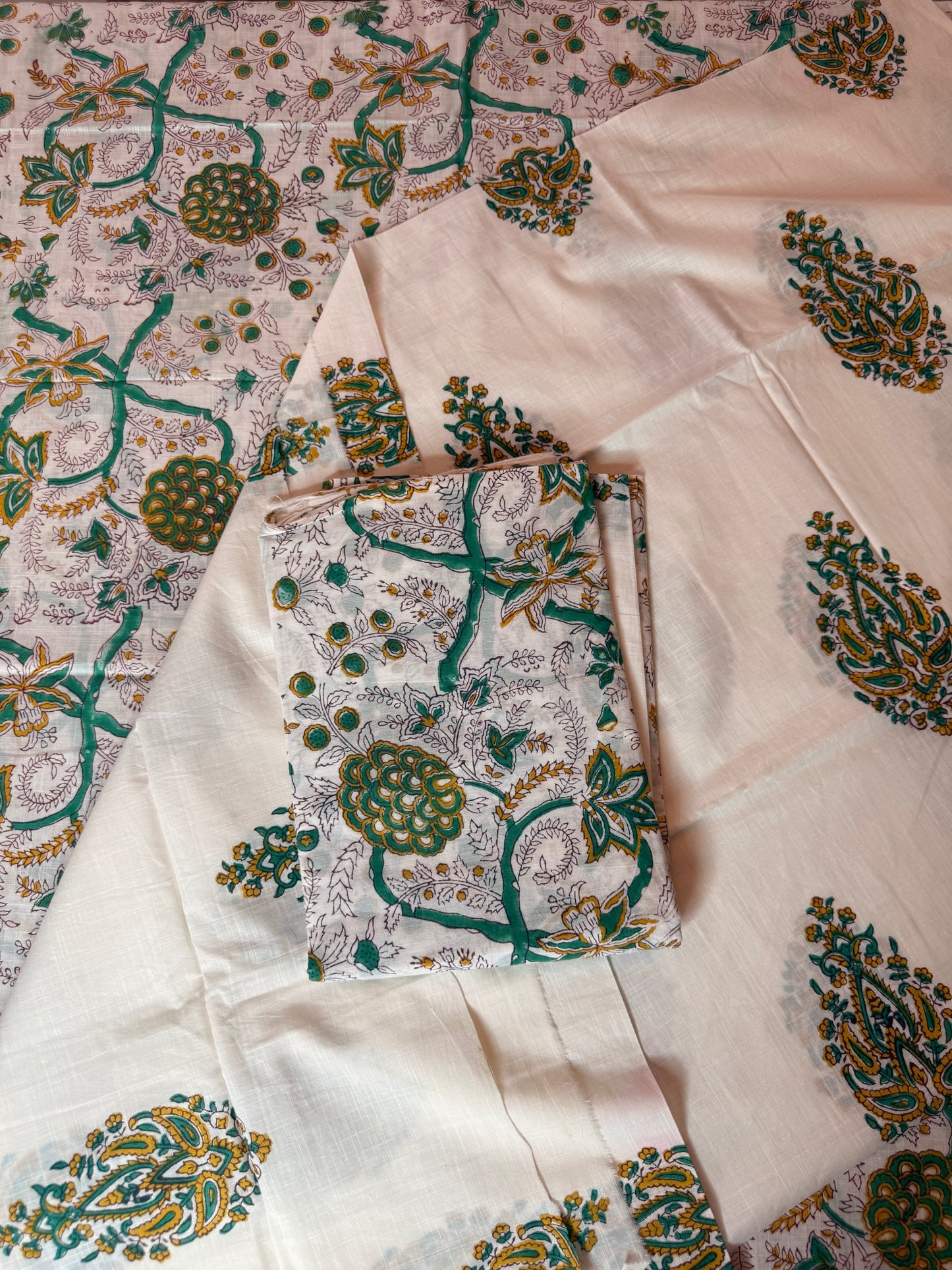 Handblock Cotton Suit Set
