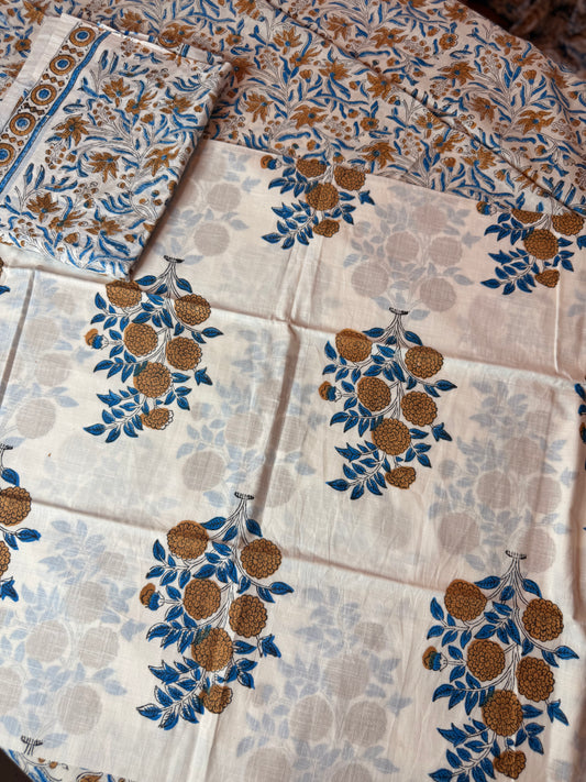 Handblock Cotton Suit Set