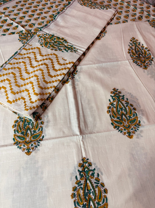Handblock Cotton Suit Set