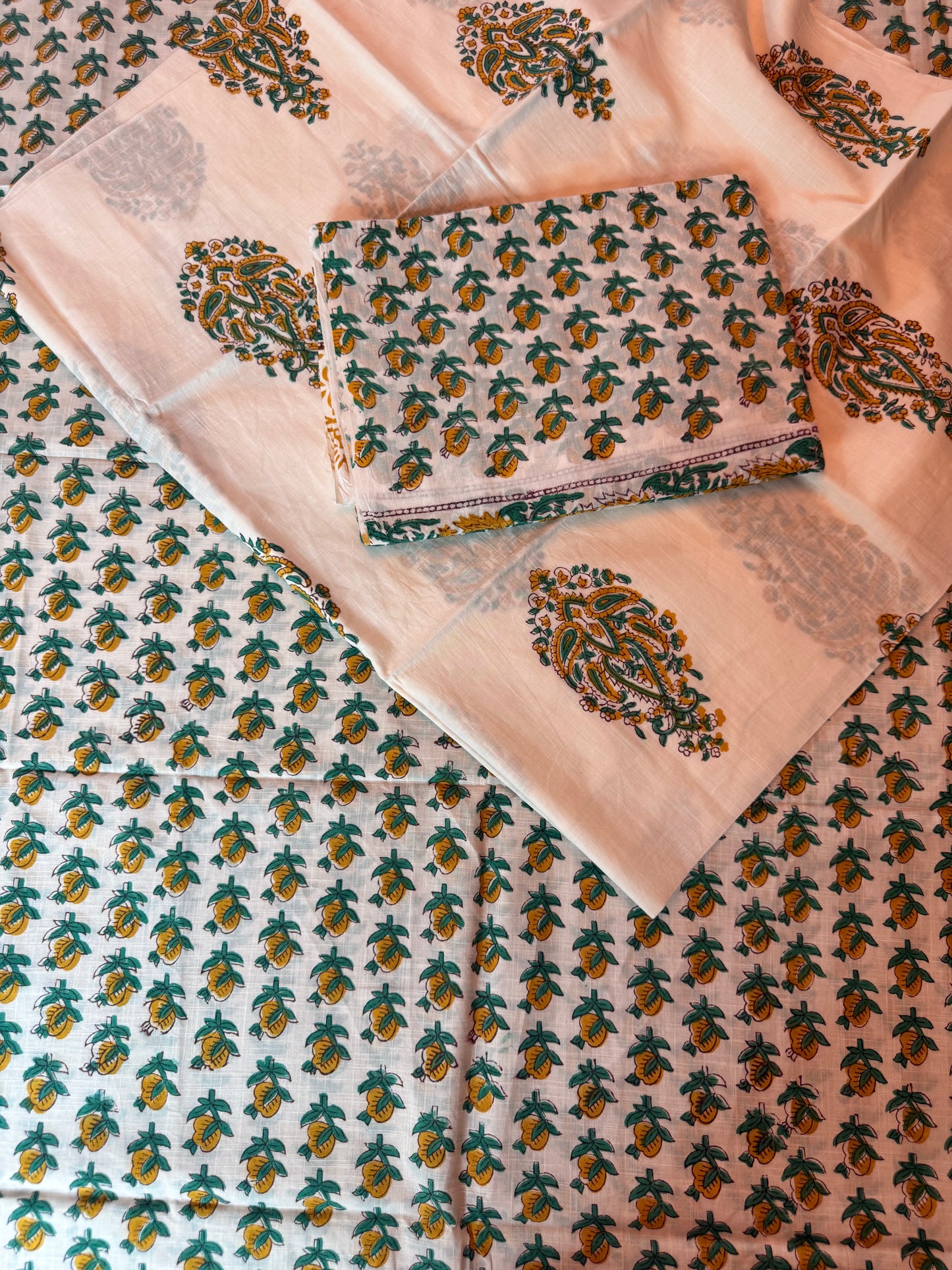 Handblock Cotton Suit Set