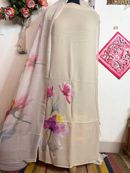 Georgette Patch Work Full Suit