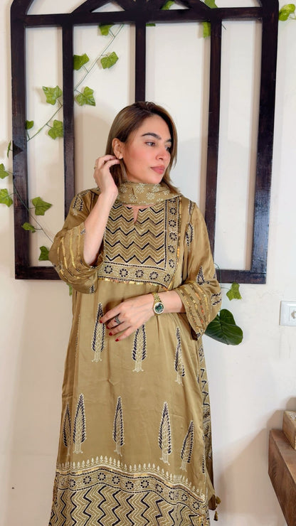 Modal Silk Stitch Suit ✨