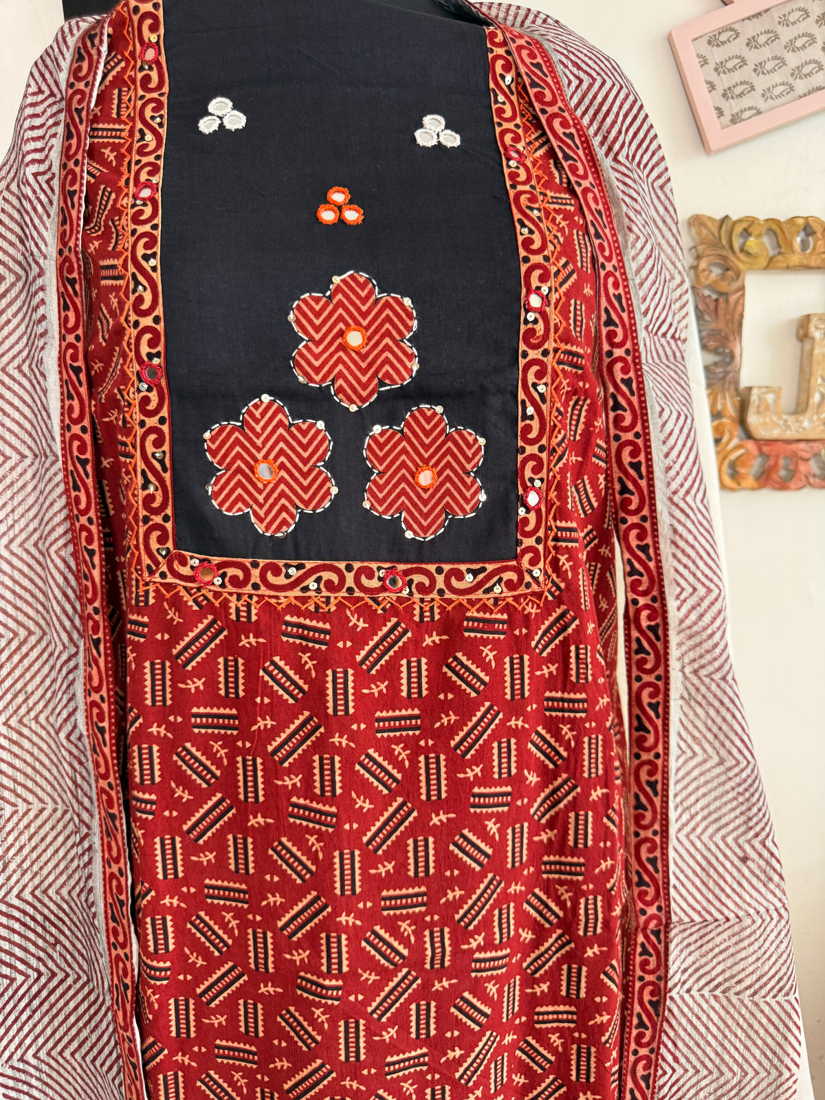 Cotton Ajrakh Suit