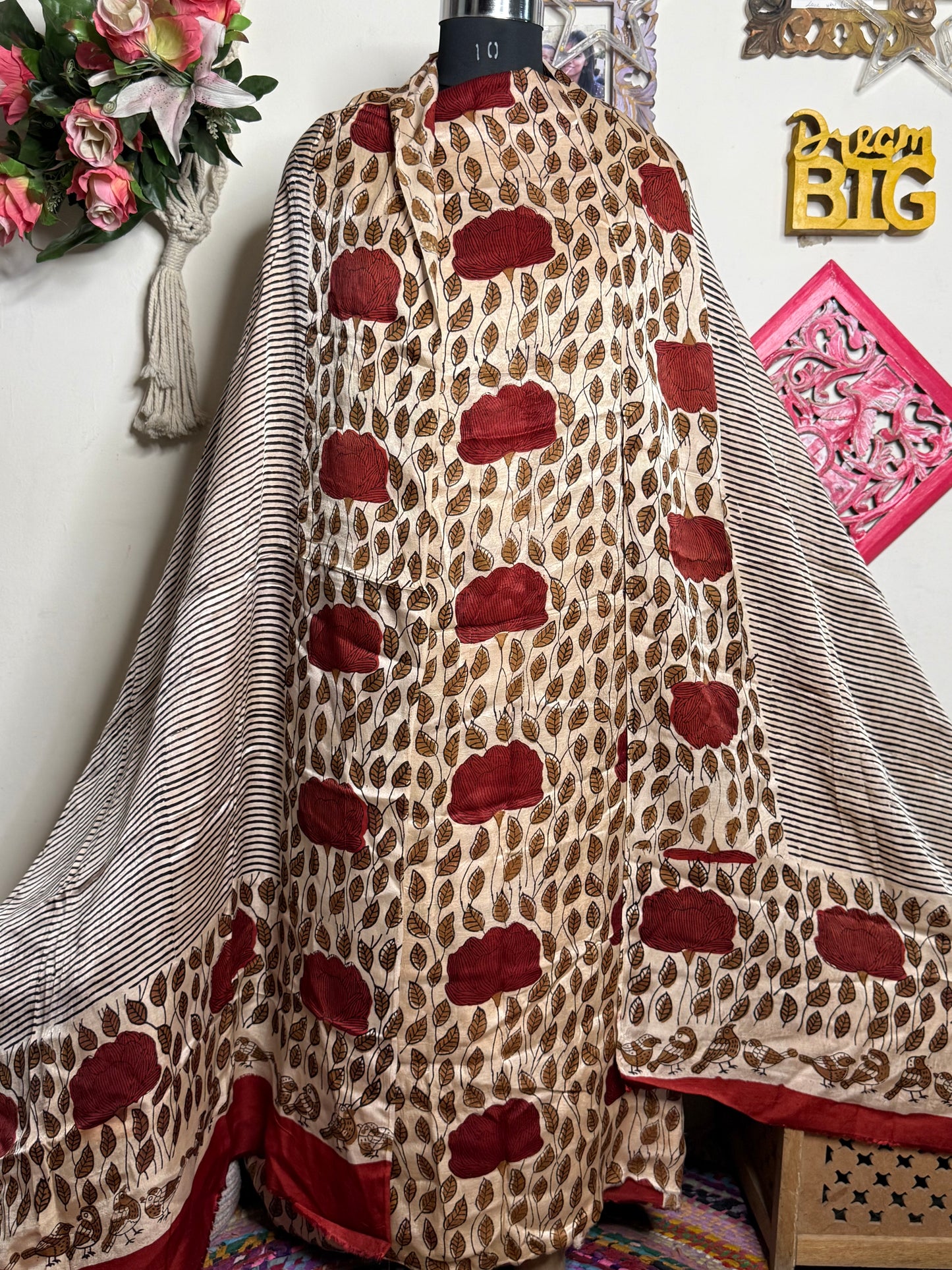 Vanaspati Natural Vegetable Dyed Modal Silk Suit – Exclusive Ajrakh Print