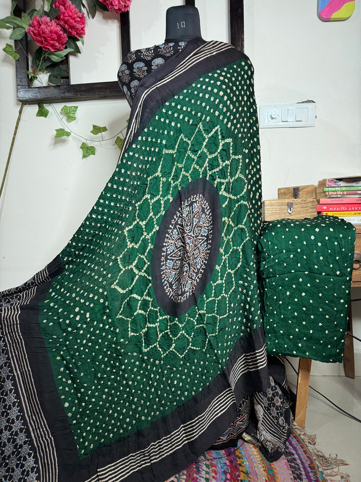 Bandhej Modal Silk Full Suit – Handcrafted Elegance ✨