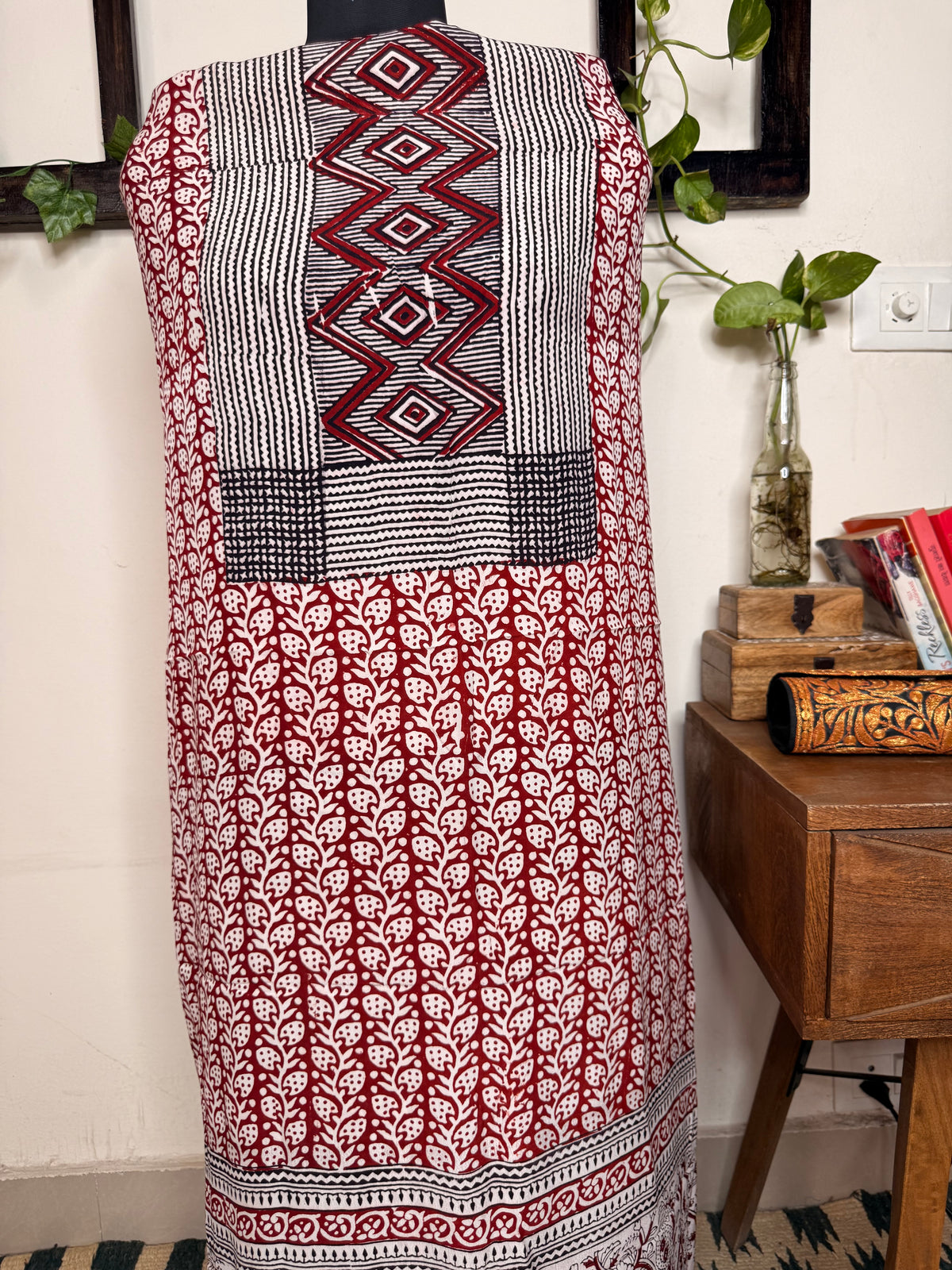 Premium Bagh Crepe Unstitched Kurta ✨