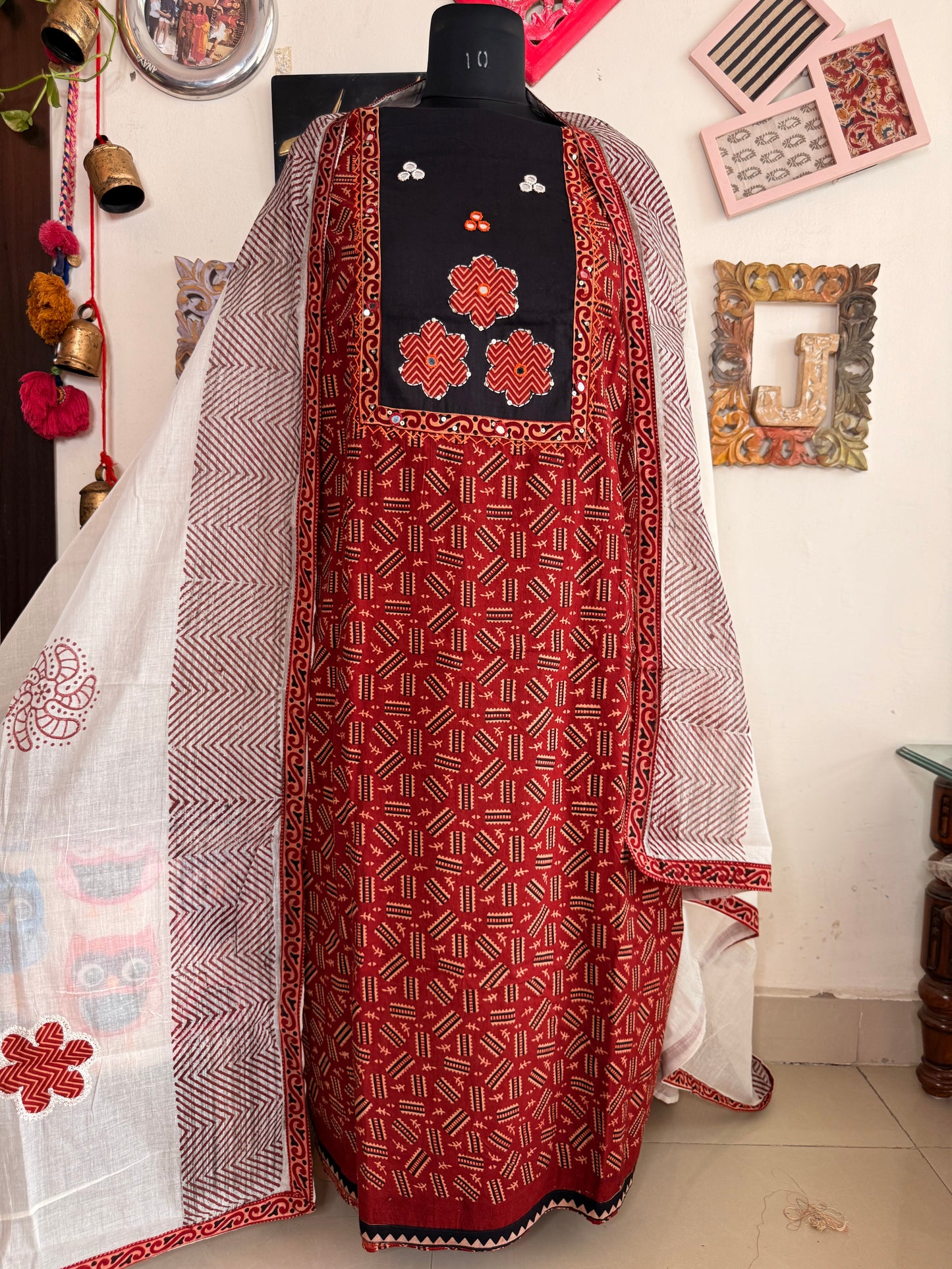 Cotton Ajrakh Suit
