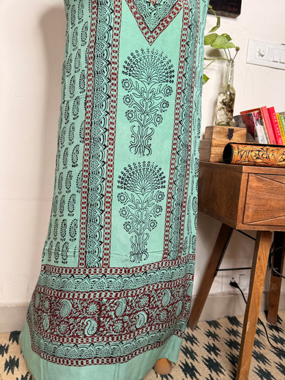 Premium Bagh Crepe Unstitched Kurta ✨