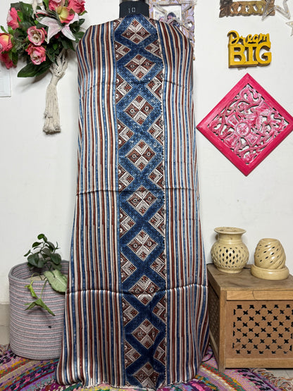 🌿 Ajrakh Handblock Modal Suit Set with Dupatta