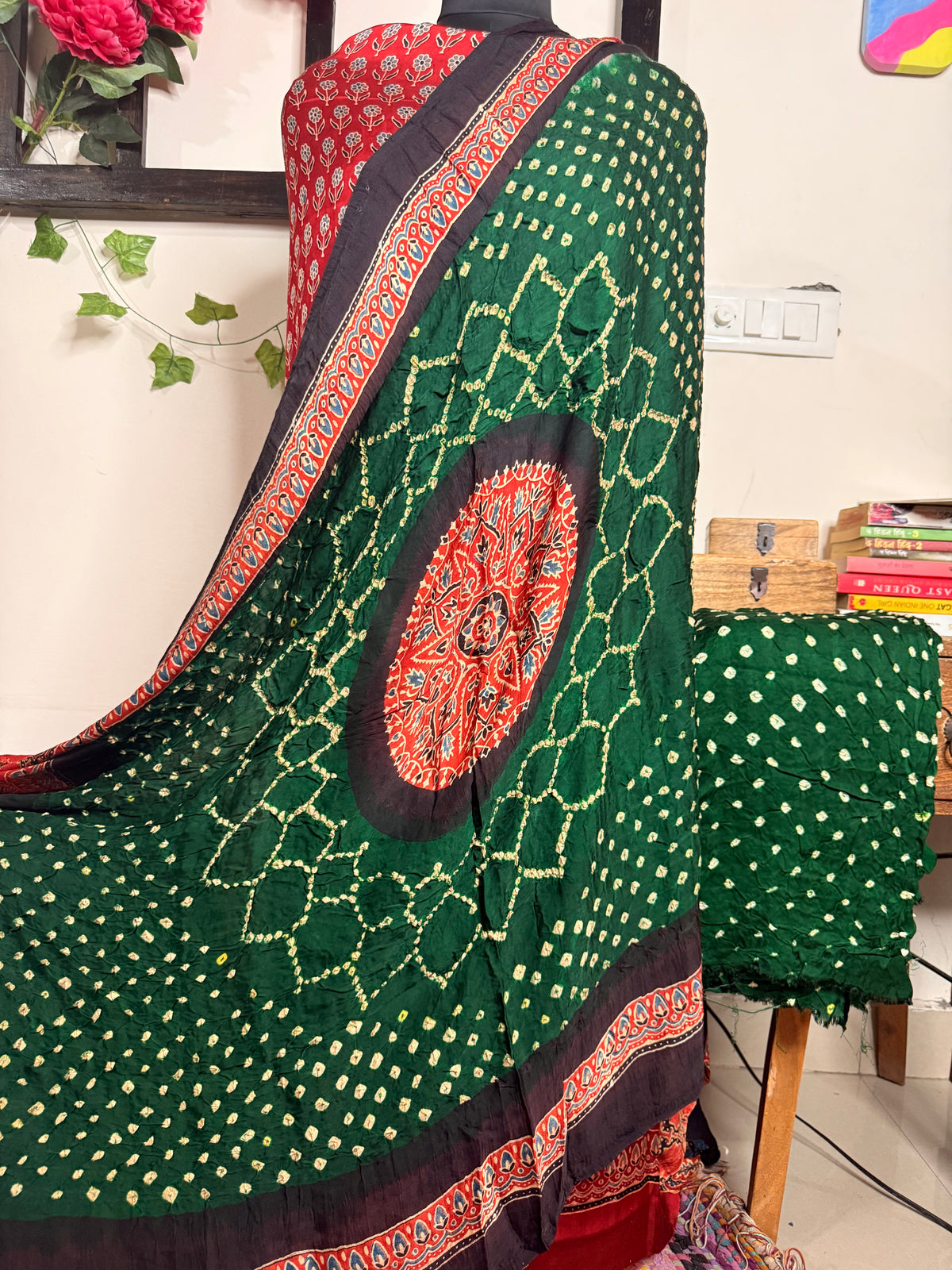 Bandhej Modal Silk Full Suit – Handcrafted Elegance✨
