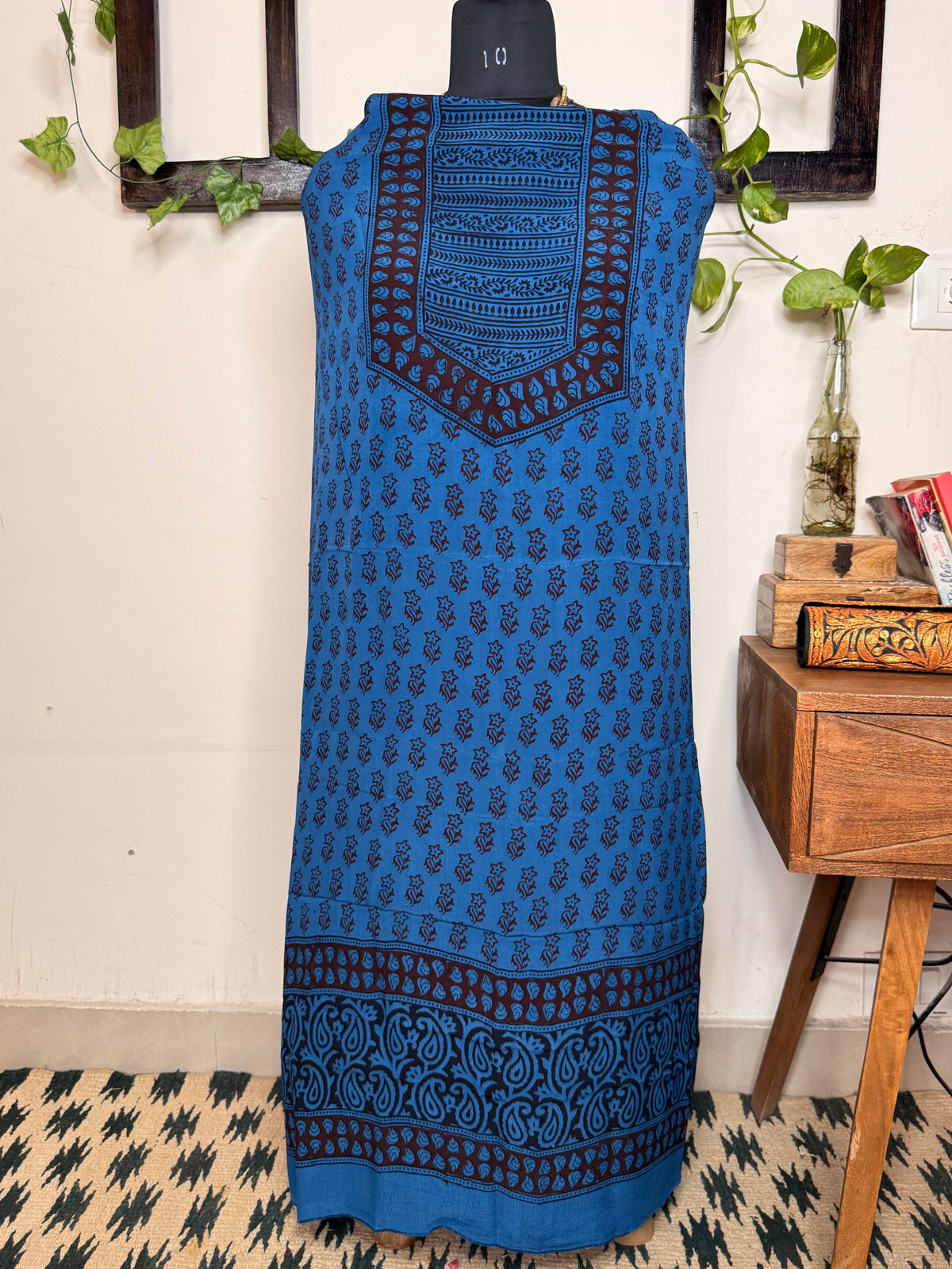 Premium Bagh Crepe Unstitched Kurta ✨