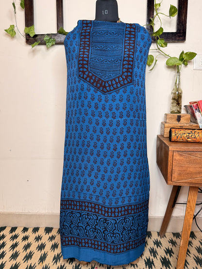 Premium Bagh Crepe Unstitched Kurta ✨