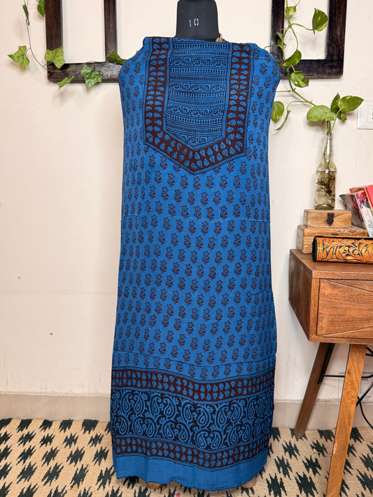 Premium Bagh Crepe Unstitched Kurta ✨