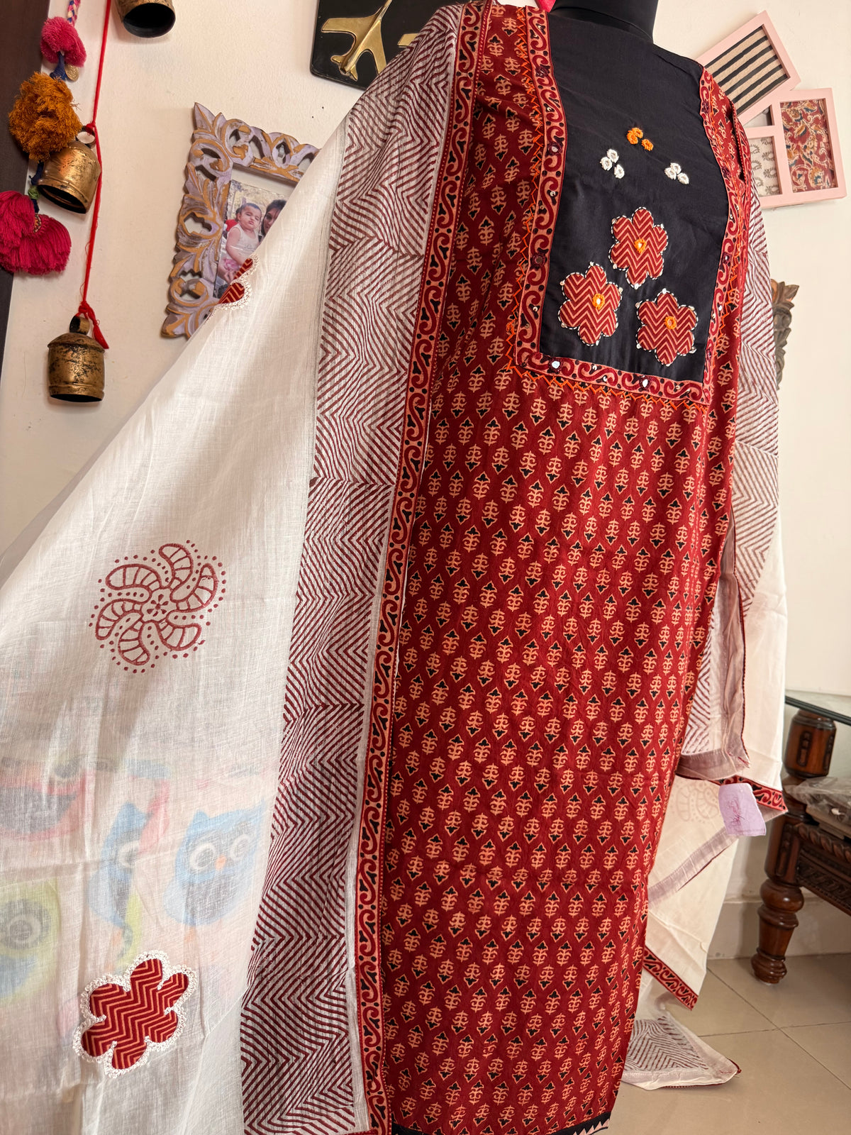 Cotton Ajrakh Suit