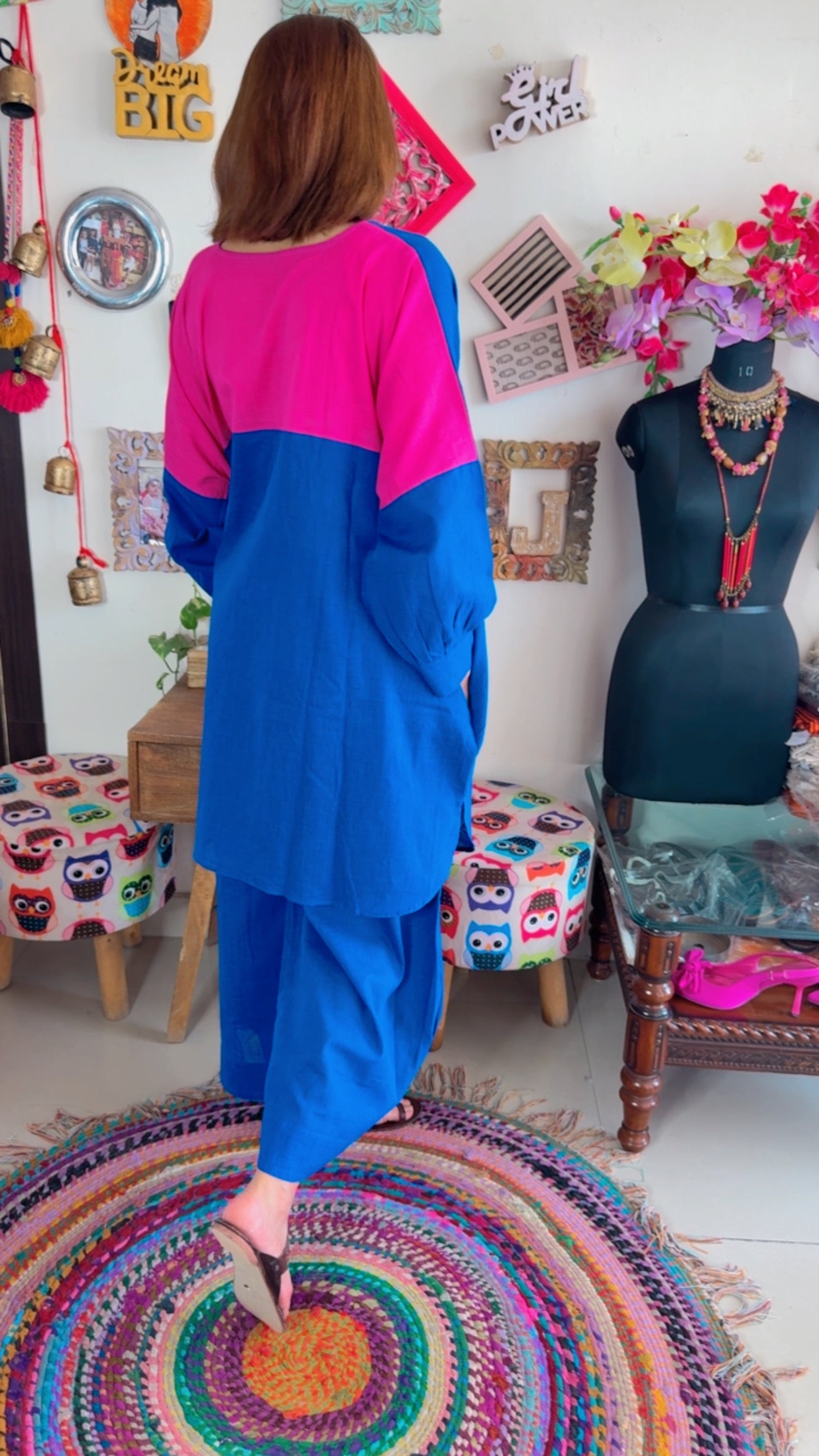 Cotton Linen Boxy Fit Co-ord Set