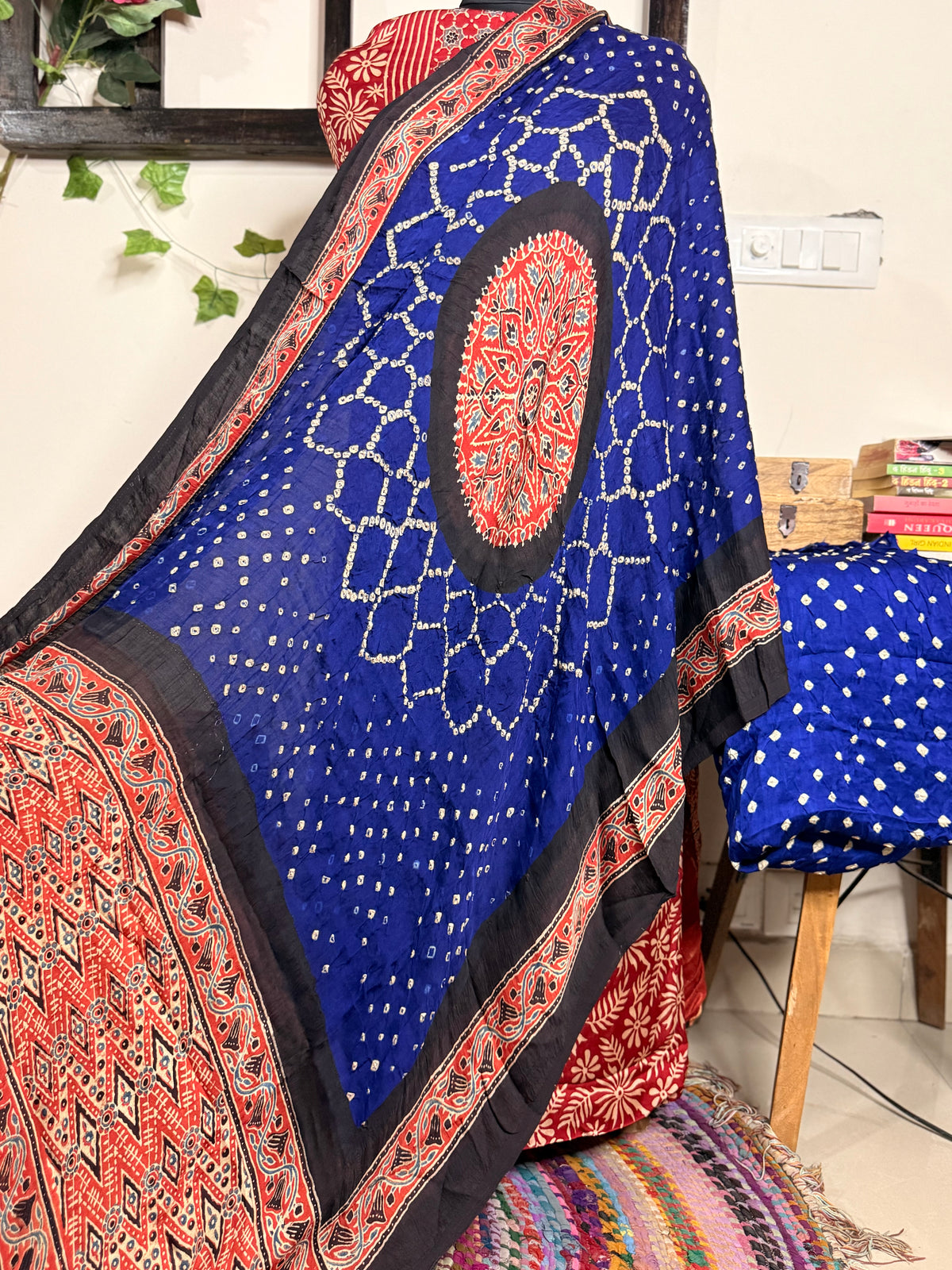Bandhej Modal Silk Full Suit – Handcrafted Elegance✨