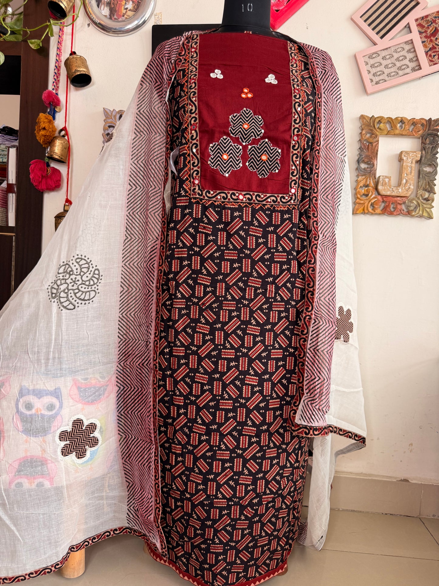 Cotton Ajrakh Suit