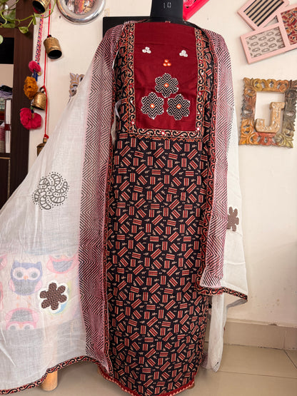 Cotton Ajrakh Suit