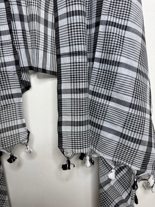 Jamdani Cotton Checks Suit Set