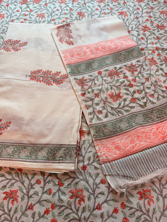 Handblock Cotton Suit Set