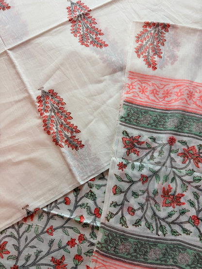Handblock Cotton Suit Set
