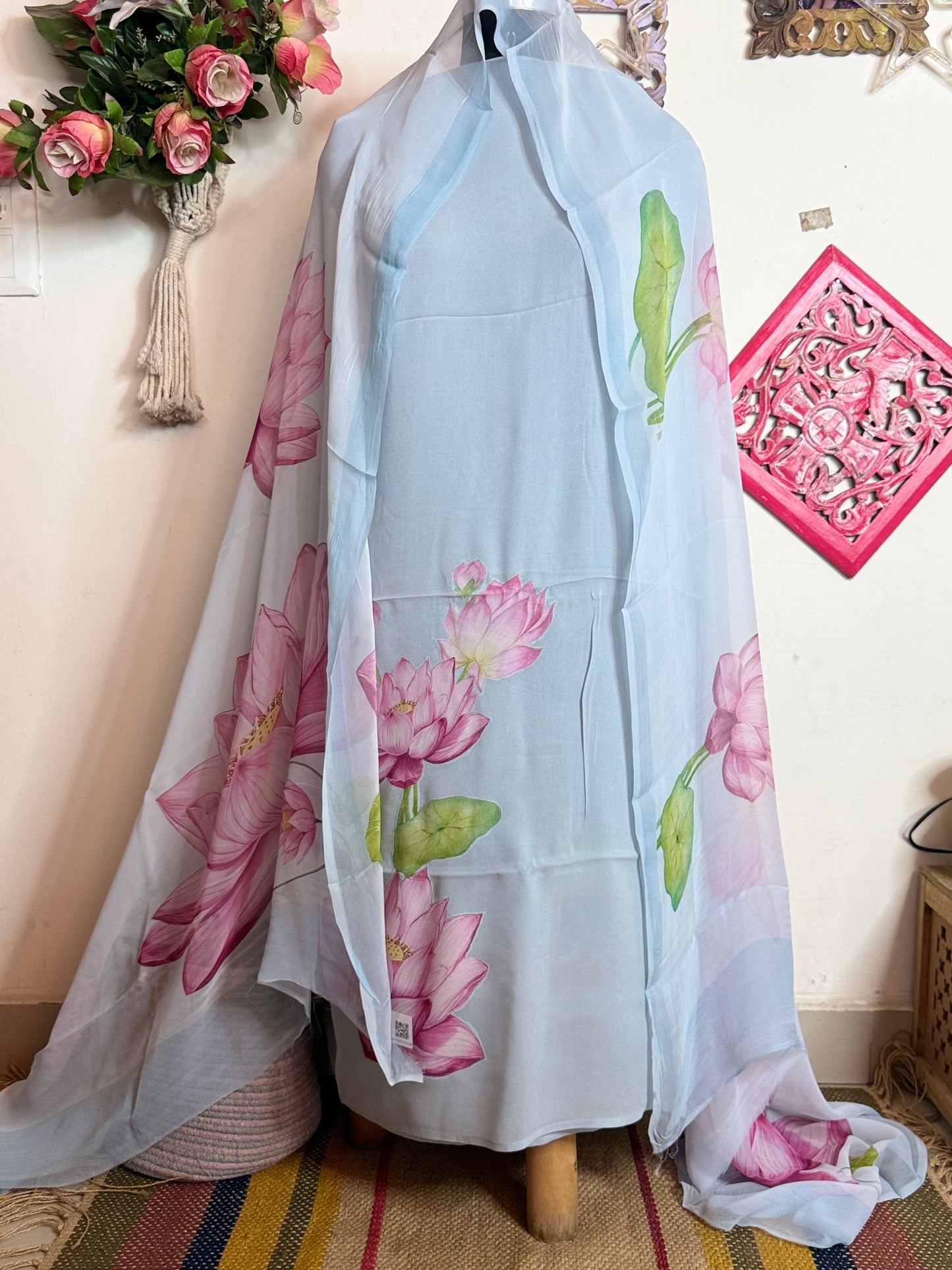 Georgette Patch Work Full Suit