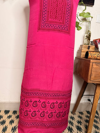 Premium Bagh Crepe Unstitched Kurta ✨