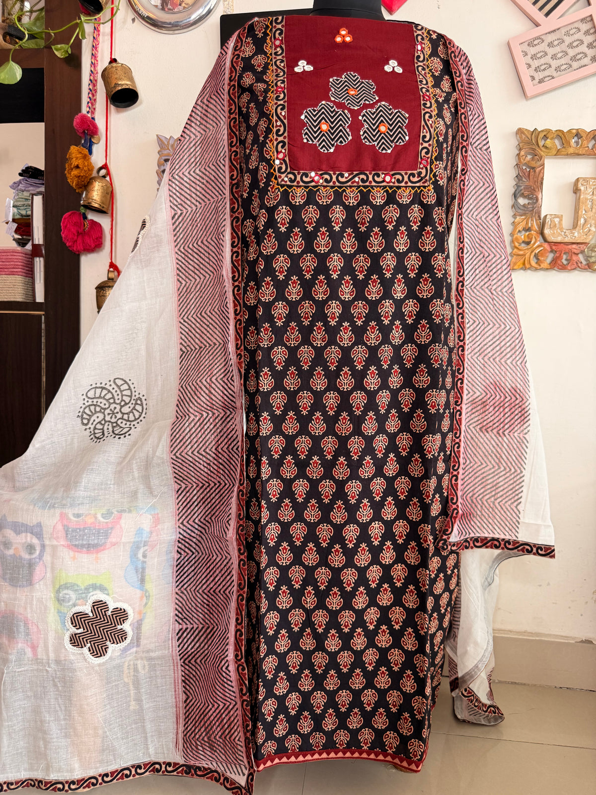 Cotton Ajrakh Suit