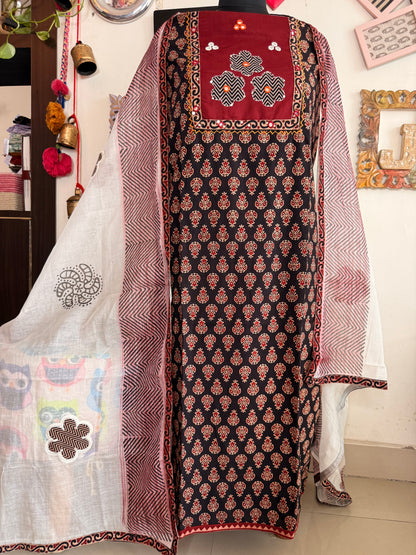 Cotton Ajrakh Suit