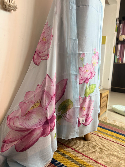Georgette Patch Work Full Suit