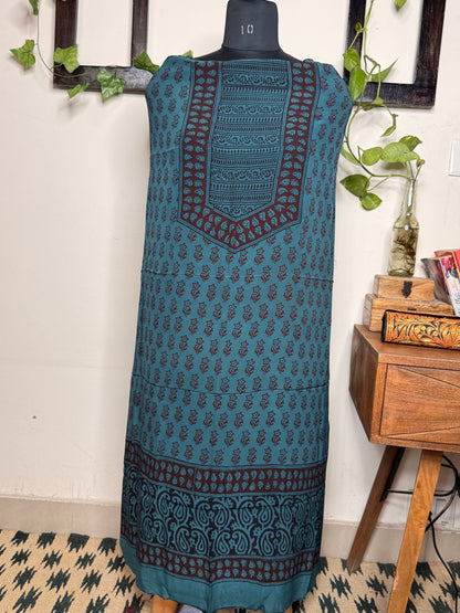 Premium Bagh Crepe Unstitched Kurta ✨