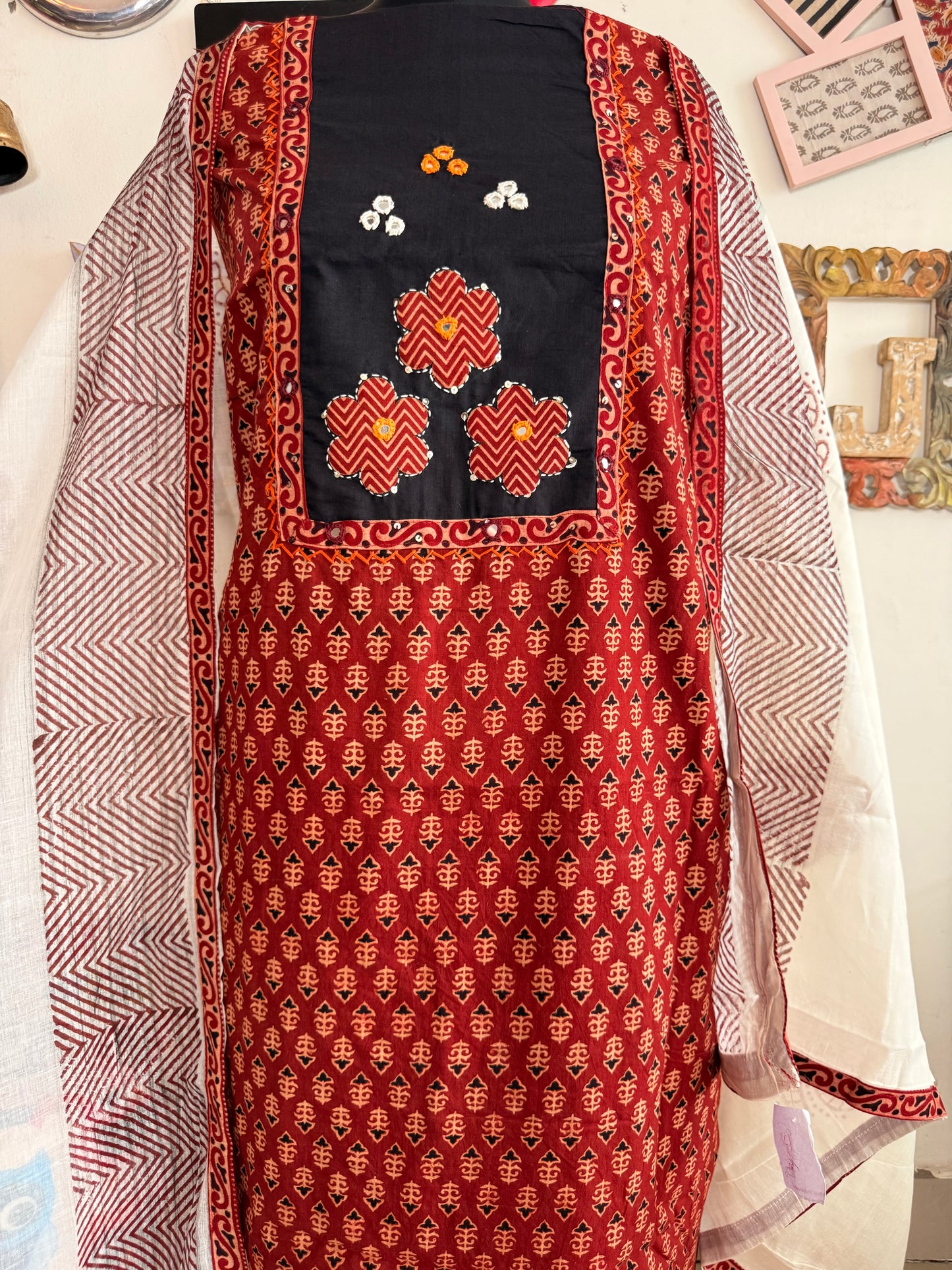 Cotton Ajrakh Suit
