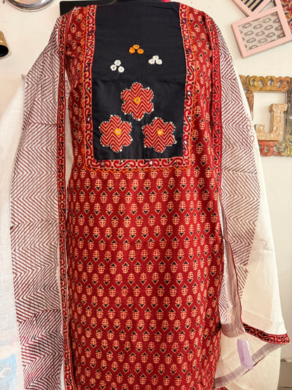Cotton Ajrakh Suit