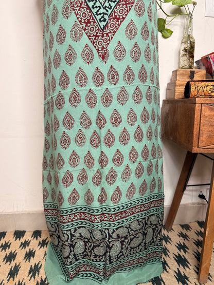 Premium Bagh Crepe Unstitched Kurta ✨