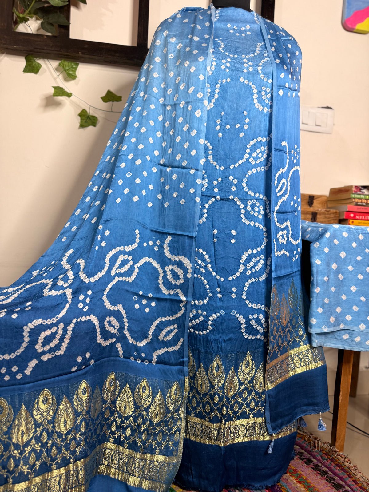 Bandhej Modal Silk Full Suit – Handcrafted Elegance ✨