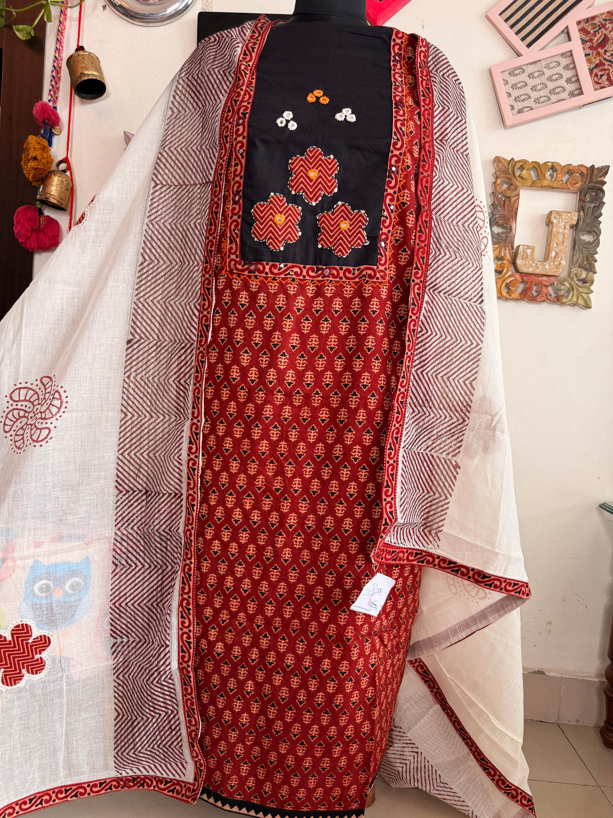 Cotton Ajrakh Suit
