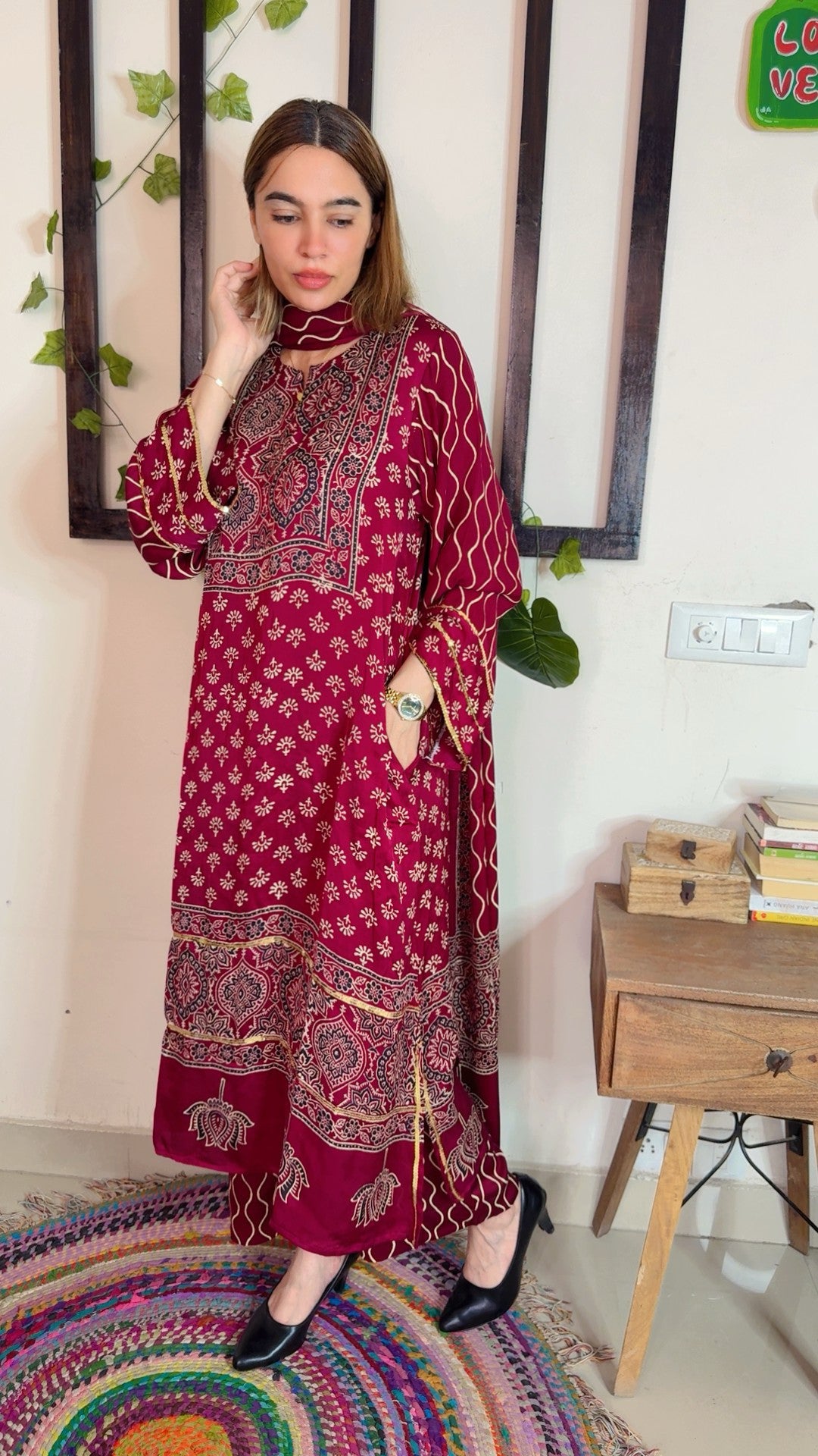 Modal Silk Stitch Suit ✨