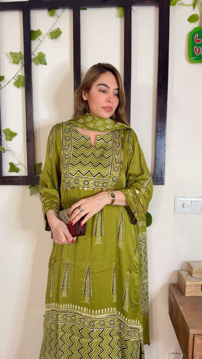 Modal Silk Stitch Suit ✨