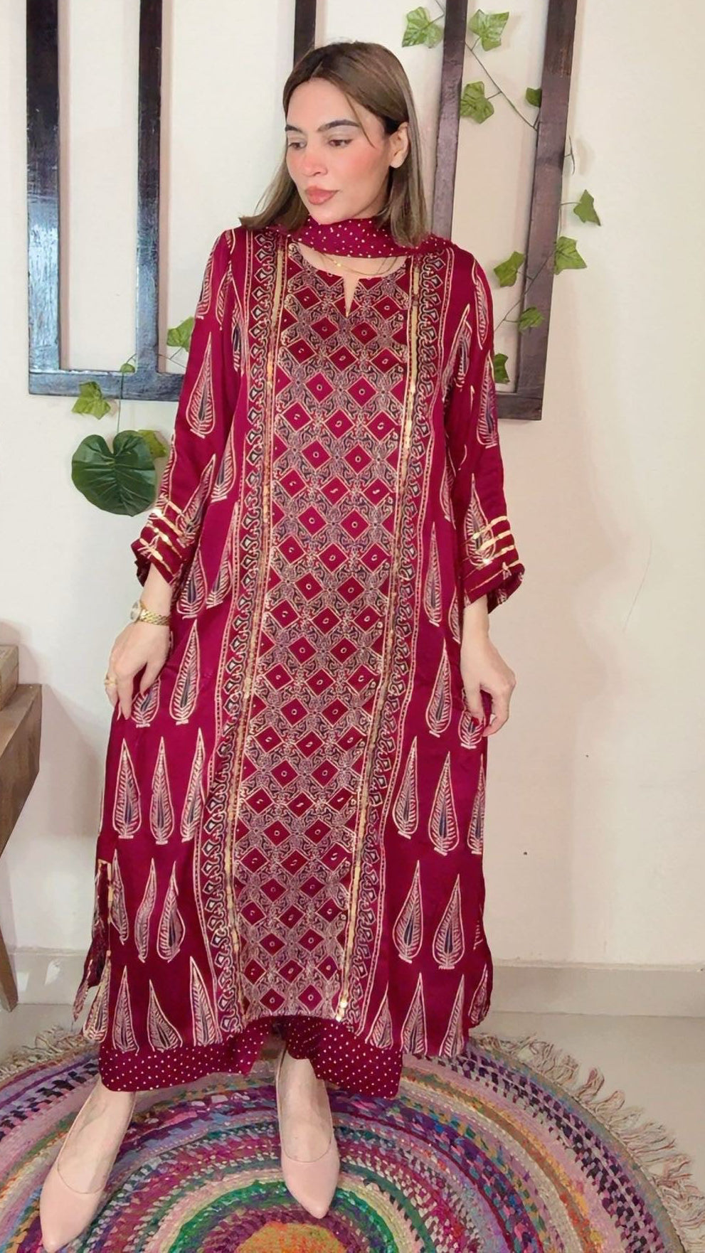 Modal Silk Stitch Suit ✨