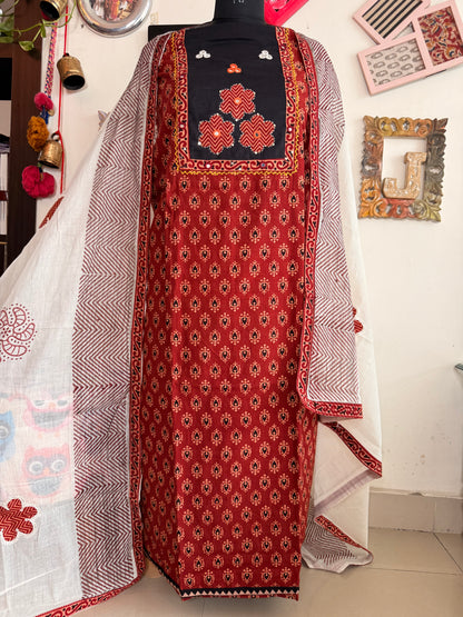 Cotton Ajrakh Suit