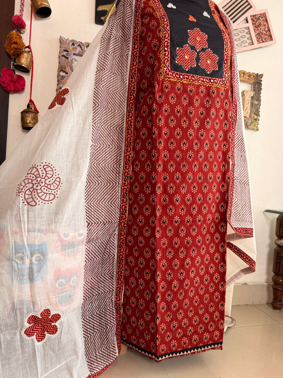 Cotton Ajrakh Suit