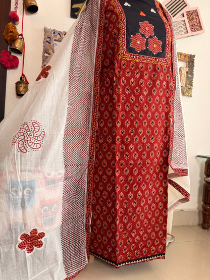 Cotton Ajrakh Suit
