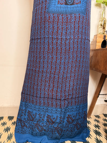 Premium Bagh Crepe Unstitched Kurta ✨