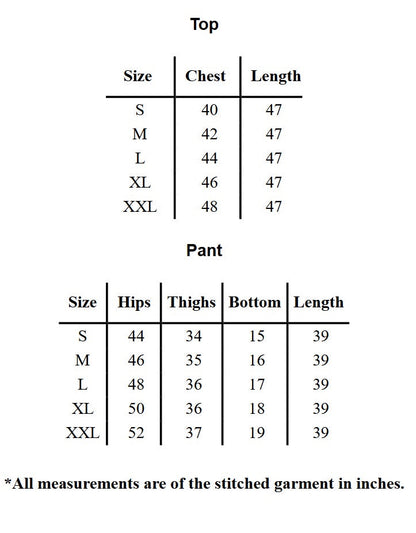 Crape stitch suit