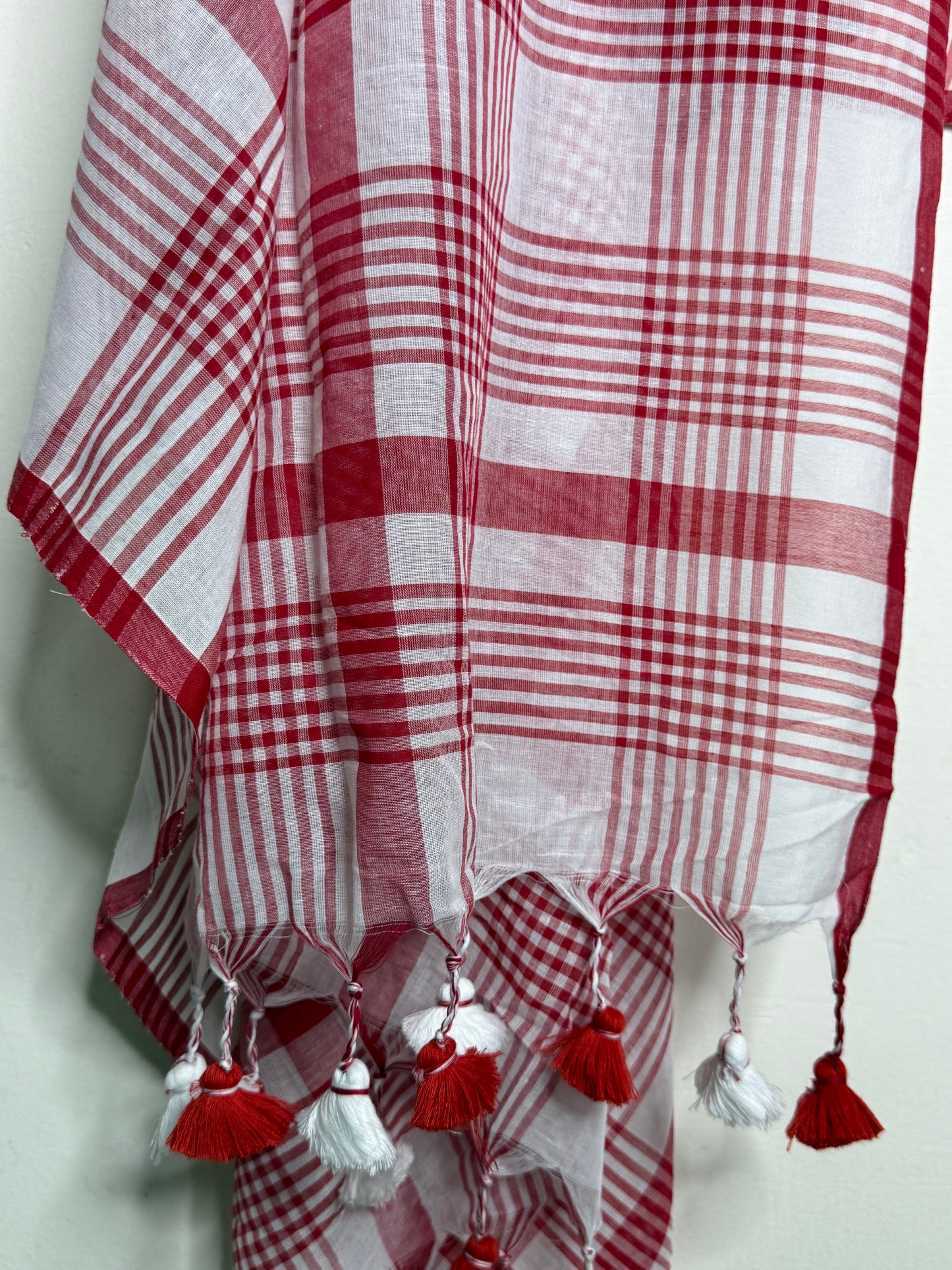 Jamdani Cotton Checks Suit Set
