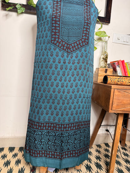 Premium Bagh Crepe Unstitched Kurta ✨